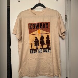 Nwot woman’s xl “cowboy take me away” t-shirt (Dec1)